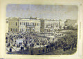 Original Old Antique Print Egypt France Alexandra Consul Vice-Roy French