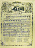 Original Old Antique Print Dnadaud Une-Expiation Music Melody Score French