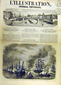 Original Old Antique Print 1863 United-States Navby Charleston Federal Civil War