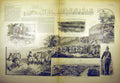 Old Antique Print 1895 Madagascar Majunga Tananarive Paillottes Sketches 19th