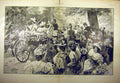 Original Old Antique Print 1895 Fete Flowers Bois-De-Boulogne France French