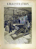 Original Old Antique Print 1895 Confetti Factory Manufacture French Victorian