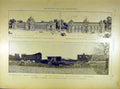Old Antique Print 1898 Palce Champs-Elysees Paris Train Accident Railway 19th