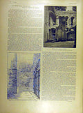 Original Old Antique Print 1898 Ruins Tibere Crucifixion Religious French 19th