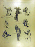 Original Old Antique Print 1898 Speakers Parliament Spain Spanish Portraits 19th
