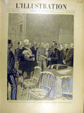 Old Antique Print 1898 Gerneal Saussier Honour Portrait Zurlinden Croisy 19th