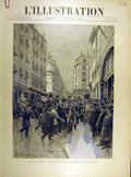 Original Old Antique Print 1898 Rochefort Prison Sainte-Pelagie Portrait 19th