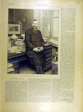 Original Old Antique Print 1898 Portrait Georges-Pallain French 19th