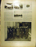Original Old Antique Print 1902 Mesaventure Aeronautique Balloon Marchand French