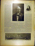 Old Antique Print 1902 Portrait Constant Greville Fleet Baltic Cronstadt 20th