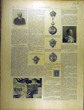 Original Old Antique Print 1902 Portrait Sipiaguine Berger Medal Bebe French