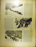 Original Old Antique Print 1902 Jura Traineau Snow Sled Charrue Morez French
