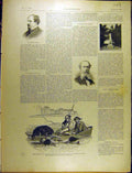 Old Antique Print 1902 Portrait Pietri Marquis Valmar Mapa Victim French 20th