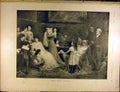 Original Old Antique Print 1902 Painting Carolus Duran The Family Laurens Dinet