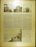 Original Old Antique Print 1902 Navy Balloon Port Amarre Float French 20th