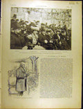 Old Antique Print 1902 Victor Hugo Monument Family Photo Burgraves French 20th