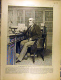 Original Old Antique Print 1902 Marquis Vogue Portrait French 20th Century