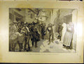Old Antique Print 1902 La Mi-Careme En Andalousie Pelele Painting French 20th