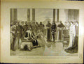 Original Old Antique Print 1902 Theatre Rouen Guelfes Godard Gallet Prince Henry