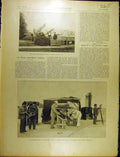 Original Old Antique Print 1902 Spectroscope Astronomy Telescope Ghesireh French