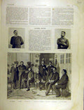 Original Old Antique Print 1903 Goncourt Academy Mirbeau Margueritte Portrait