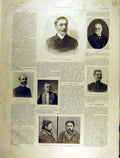 Original Old Antique Print 1903 Sagasta Lafitte Panas Macchetto Haye-Jousselin