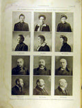 Original Old Antique Print 1903 Madrid Humbert-Daurignac Portrait Photo 20th