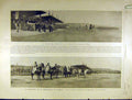 Original Old Antique Print 1903 Mustapha Review Algeria President French 20th