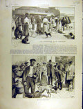 Original Old Antique Print 1903 Dog March Canine Chiens Paris France French