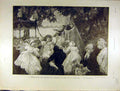 Original Old Antique Print 1903 Benediction Children Fete-Dieu Fox-Hunt Terrier