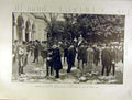 Original Old Antique Print 1903 Longchamp Grand-Prix Races People Pavilion 20th