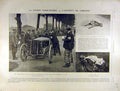 Old Antique Print 1903 Loraine-Barrow Dietrich Libourne Dog Man Accident 20th