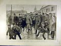 Original Old Antique Print 1903 German Army Deserters French Front Metz Kolb