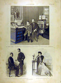 Original Old Antique Print 1904 Japan Paris Itchiro Tatsuke Amari Motono 20th