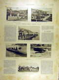Original Old Antique Print 1904 Monaco Exhibition Mise Automatic Boat 20th