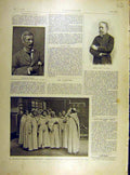 Original Old Antique Print 1904 Stanley Explorer Jokai Notre-Dame Opera Comedy