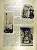 Original Old Antique Print 1904 Senegal Monnier Toulon Church French 20th