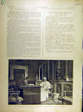 Original Old Antique Print 1904 Pope Pie-X Photograph Audience Touchet Biletti