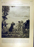 Original Old Antique Print 1904 Society Fine Art Gervex Faivre Women Sablons