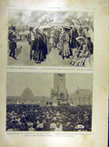 Original Old Antique Print 1904 Saint-Louis Salles-Les-Fete Exhibition Francis