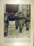Original Old Antique Print 1904 President Republic Auvergne-Aux-Invalides French