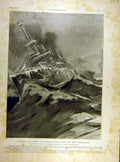 Old Antique Print 1904 Phantom Ships Naval War Siberia Vladivostock Page 20th