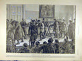 Original Old Antique Print 1904 Court Russian Trial Military Civil French 20th