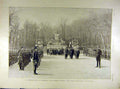 Original Old Antique Print 1904 Flag Young-Siers Saint-Cloud Parade Military