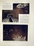 Original Old Antique Print Catacombes Reims France Yser Nieuport French 1915