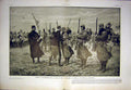 Original Old Antique Print General Medal Military Siers Troops Scott 1915 20th