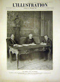 Original Old Antique Print Paris Triple-Entente Bark Ribot George French 1915