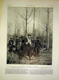 Original Old Antique Print Captain Garibaldi Argonne War French 1915 20th
