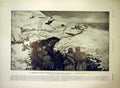 Original Old Antique Print Trench Troops Mountain Winter Galicie French 1915