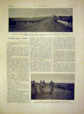 Original Old Antique Print Correspondant News General Champagne Sier 1915 20th